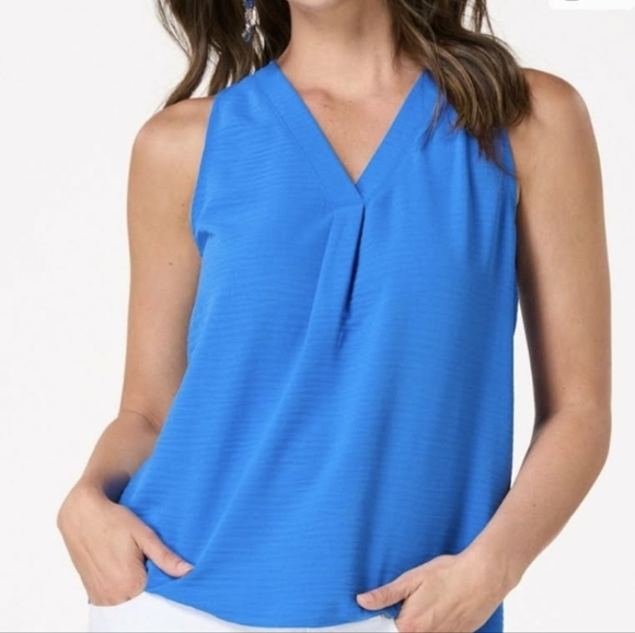 Cato Tops - SALE!! Women's Blue V-Neck Tank Top